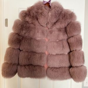 Women Fox fur winter coat